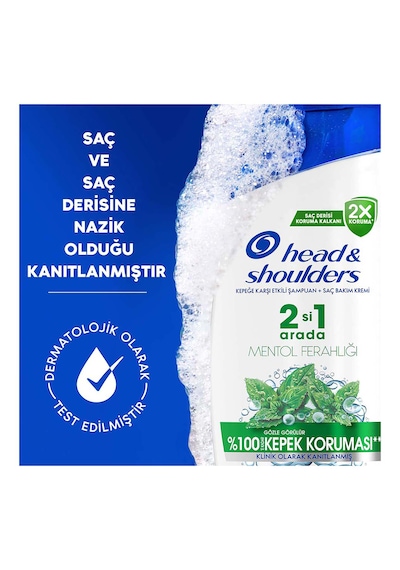 Head & Shoulders Mentol Ferahlığı 2in1 Şampuan 250 ML