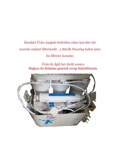 Housingli Cihaz 5'li Filtre Seti 525066034