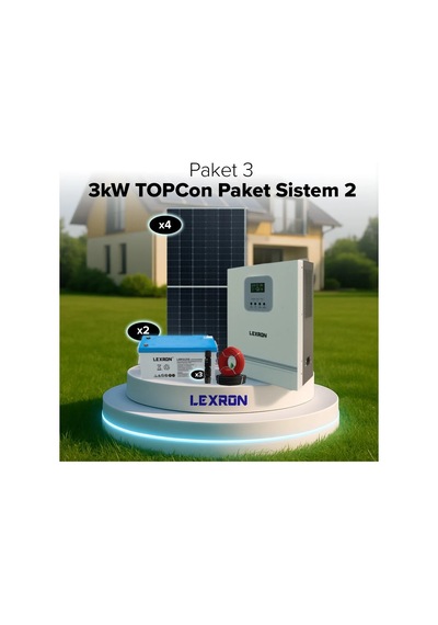 Lexron 3kw Bağ Evi Paket Sistem 2
