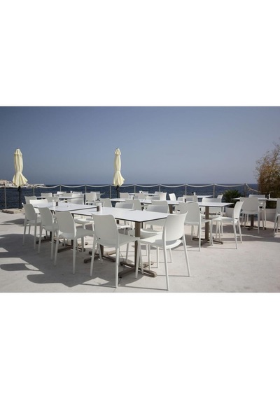 Papatya Joy-s 4 Adet Sandalye Mutfak Bahce Restoran Kafe Otel Beyaz Beyaz - Beyaz