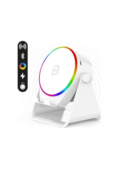 Enkado Ekd-s11 5w İndüksiyonlu Bluetooth Hoparlör Ses Yükselten 2000mah Rgb Işıklı Standlı Speaker