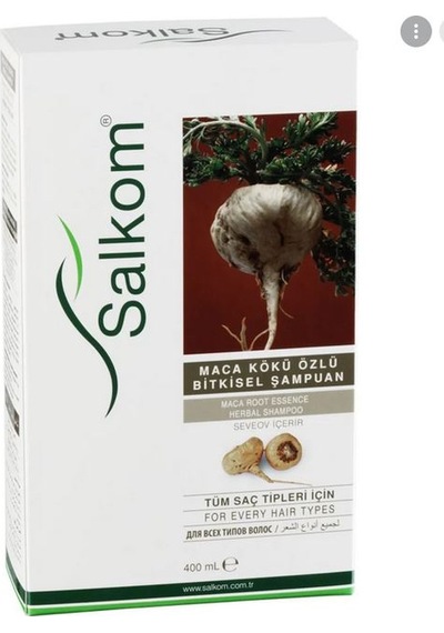 Salkom Maca Kökü Özlü Bitkisel Şampuan 400 ML