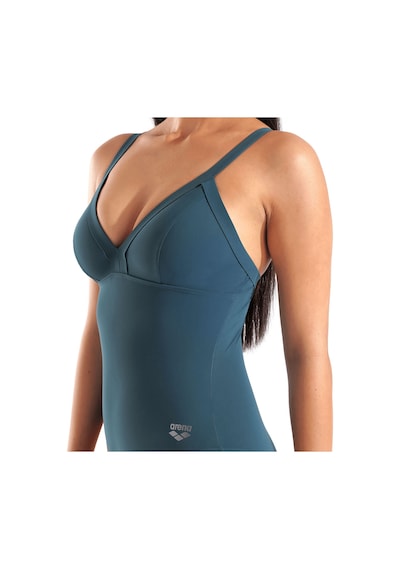 Arena Lara Soft Curve Back Kadın Lacivert Yüzücü Mayosu 008119650 1711137 Mavi