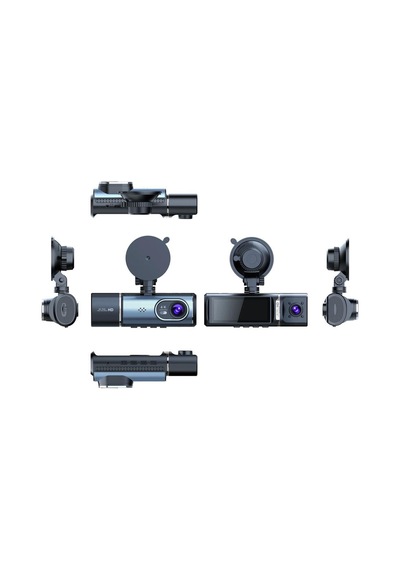 Powermaster Pm-27086 3.16" Tft Ekran Çift Kameralı Gps Modüllü Hd Araç Kamerası