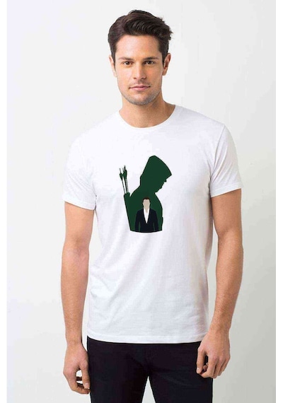 Altered Carbon Logo Erkek Beyaz Tshirt