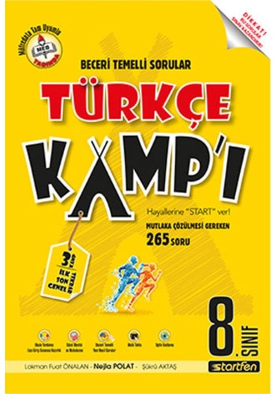 8 Sınıf Türkçe Kampı Startfen Yayınları