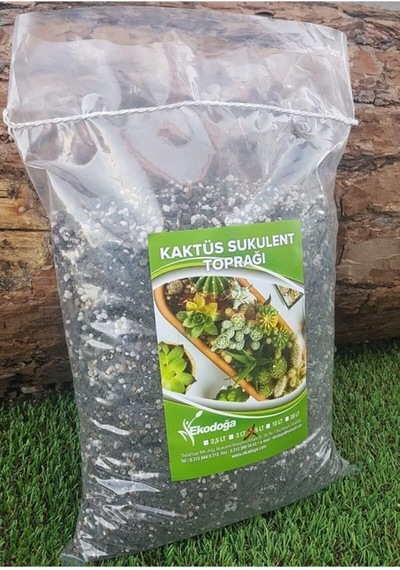 Kaktüs Toprağı 1 Litre Sukulent Aloe Vera Özel Karışım Ithal Torf Pomza Perlit Vermikulit Diğer