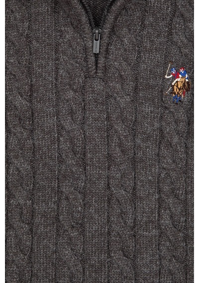 U.S. Polo Assn. U.s. Polo Assn. Erkek Çocuk Antrasit Melanj Kazak /triko 50315628-vr081