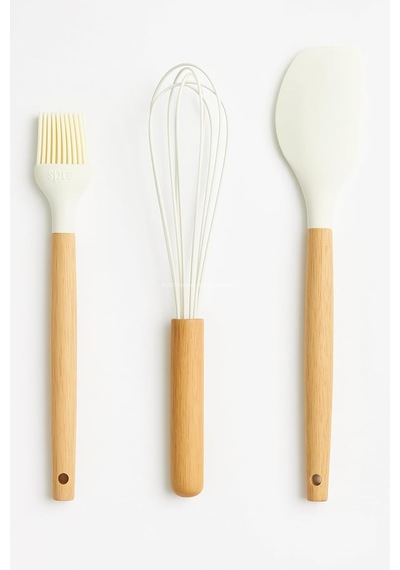3 Lü Silikon Mutfak Seti Bambu Saplı Fırça Spatula Çırpıcı Isıya Dayanıklı Yapışmaz Hamur Karıştırıcı Çırpıcı Set Ergonomik Ahşap Saplı Mutfak Gereçleri Kolay Temizlenebilir Sağlıklı Pişirme Açık Kahverengi - Beyaz 3 Lü Silikon Mutfak Seti Bambu Saplı Fırça Spatula Çırpıcı Isıya Dayanıklı Yapışmaz Hamur Karıştırıcı Çırpıcı Set Ergonomik Ahşap Saplı Mutfak Gereçleri Kolay Temizlenebilir Sağlıklı Pişirme Açık Kahverengi - Beyaz