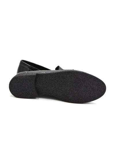 Kindep Sina Günlük Kadın Loafer Ayakkabı Siyah Siyah