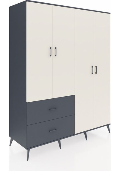 Kronos Gardrop 4 Raflı 2 Çekmeceli 2 Askılı 176x59x221 Antrasit-aytaşı/antrasit Aytaşı/antrasit Kronos Gardrop 4 Raflı 2 Çekmeceli 2 Askılı 176x59x221 Antrasit-aytaşı/antrasit Aytaşı/antrasit