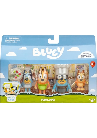 Bluey 4'lü Figür Set Pavlova 18915