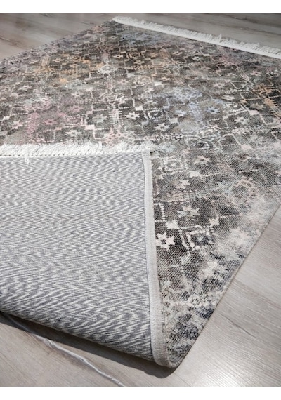 Yamalıhome Angel 1395-00 Eskitme Vintage 120X180 Cm Saçaklı Kilim