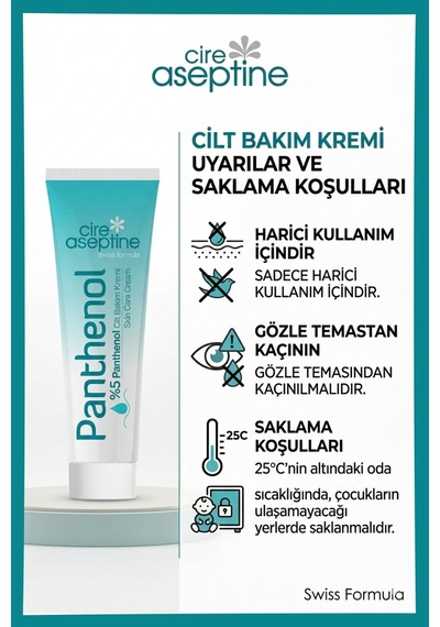 Panthenol Cilt Bakım Kremi 100 Ml
