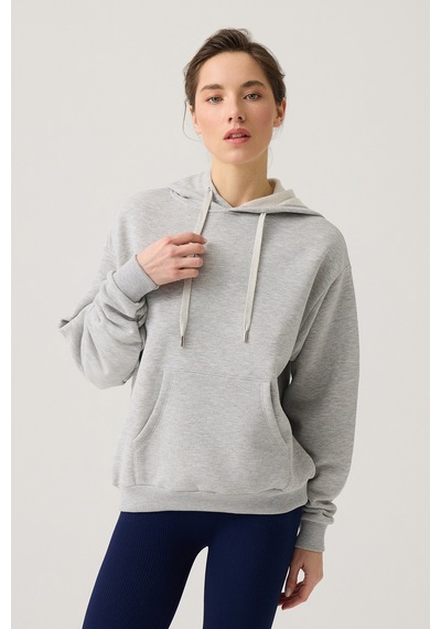 Los Ojos Gri Melanj Geniş Kalıp Kapüşonlu Sweatshirt Hooded Sweat Gri Melanj Gri Melanj Los Ojos Gri Melanj Geniş Kalıp Kapüşonlu Sweatshirt Hooded Sweat Gri Melanj Gri Melanj