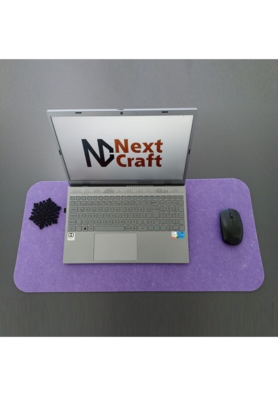 Bilgisayar Mouse Pedi Masa Üstü Düzenleyici Mat 70x32 Cm Mor