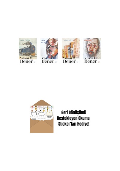 Vüsat O. Bener 4 Kitap Set + Okuma Sticker'ları
