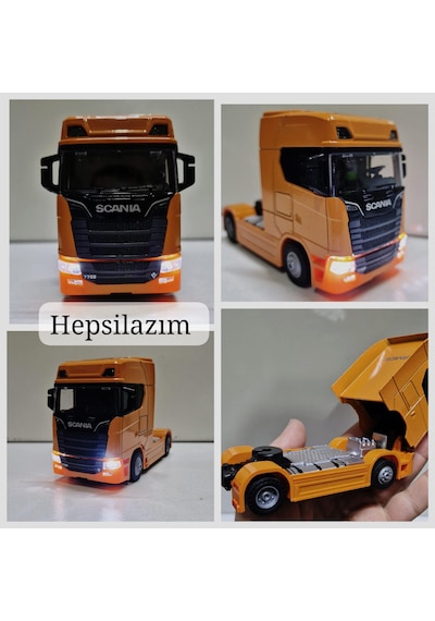 Scania Kafa Oyuncak Tır V8 R730 Taşıyıcı Scania Kupa S-770 Model