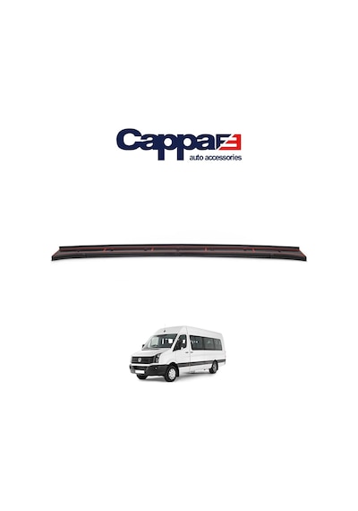Cappafe Volkswagen Crafter Arka Tampon Eşiği Koruma Akrilik abs