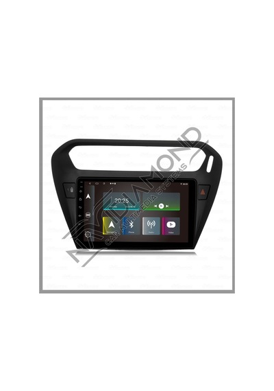 Özer Elektronik Peugeot 301 Siyah 2012-2023 8 Gb Ram 128 Gb Hafıza Androıd Multımedıa Teyp 10 İnç