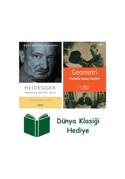 Heidegger - Almanya Dan Bir Usta + Geometri + Dünya Klasiği Hediye