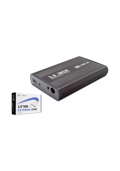 Afila Hdx1756 Hdd Kutusu Usb3.0 Sata 3.5" Siyah Metak Kasa