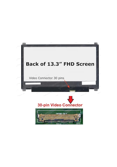 Lenovo Uyumlu ThinkPad 13 Gen2 Ekran 13.3 Slim 30 pin Full HD IPS