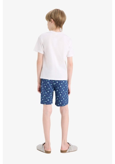 Defacto %100 Pamuklu Desenli Beli Lastikli Pijama Takımı Erkek Çocuk E2693A825HS Beyaz Defacto %100 Pamuklu Desenli Beli Lastikli Pijama Takımı Erkek Çocuk E2693A825HS Beyaz