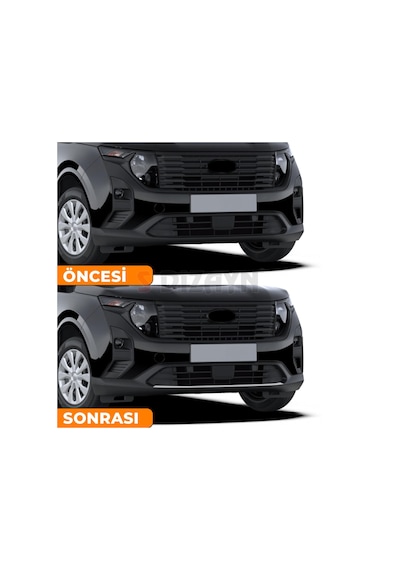 S-dizayn Ford Courier Krom Ön Tampon Çıtası 2023 Üzeri A+ Kalite