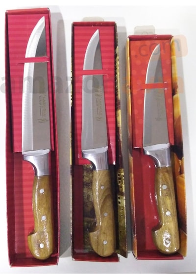 Lazoğlu Sürmene 3lü Kurban Bıçak Seti (1,2,3 Numara)