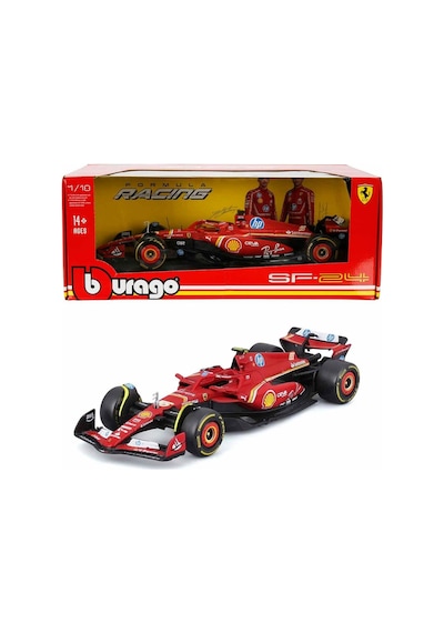 1:18 Ferrari Sf-24 Formula 1 Yarış Arabası Detaylı Metal Koleksiyon Modeli, 2024 Sezonu, Leclerc & Çok Renkli