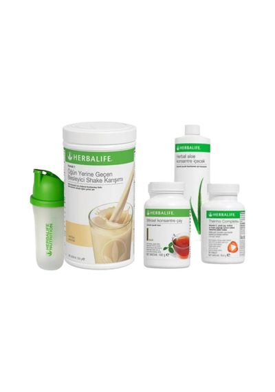Başlangıç Seti-3 Vanilyalı Shake Klasik 100g Çay Aleo Konsantre Thermo Shaker Set-3