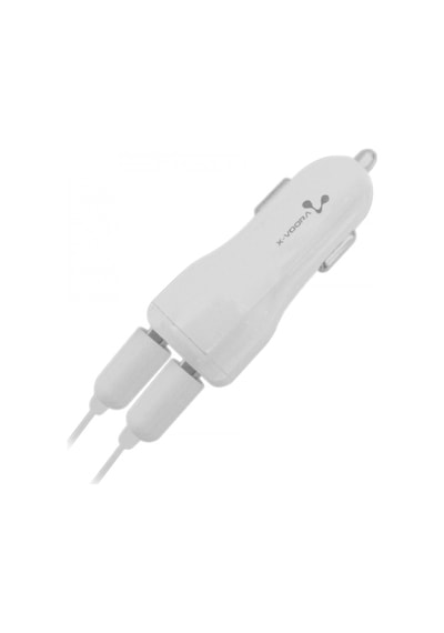 X-Voora Xw-026 2 Çıkışlı 2100 Mah Araç Şarj Cihazı + Micro Kablo Beyaz N11.1331