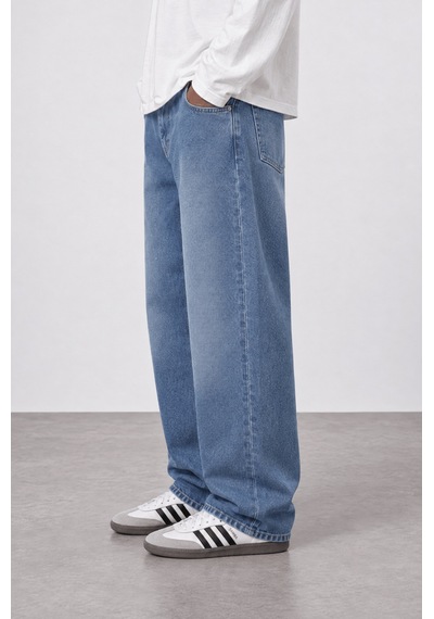 Respire Erkek Baggy Jean Açık Mavi