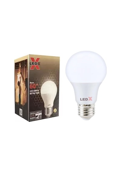 Ayt Ledx Al-a109g 9 Watt E27 6500k 810 Lümen Günışığı Led Ampul Aydınlatma