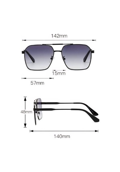 Erkek Uv-400 Korumalı Lüks Güneş Gözlüğü Kahverengi - 722325313 Altın