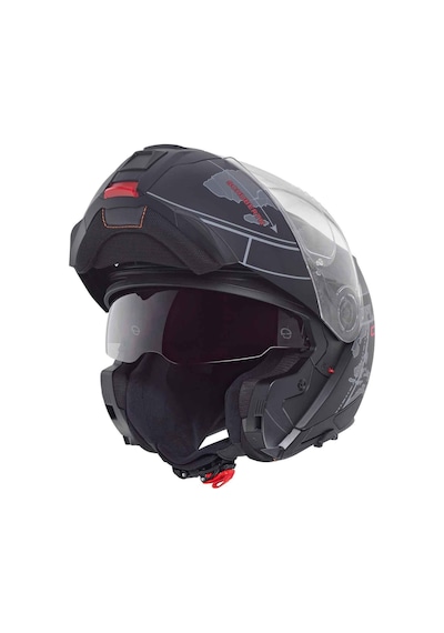 Schubert C5 Globe Black Çene Açılır Motosiklet Kask Siyah