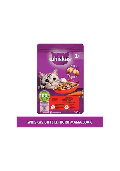 Whiskas Sığırlı Kuru Mama 300 G