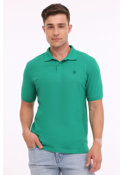Lumberjack M-ct953 Basıc P.t-sh 4fx Yeşil Erkek Kısa Kol T-shirt Yeşil
