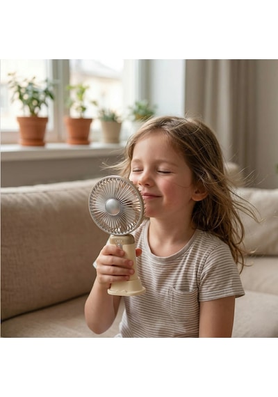 Cata Serino Şarjlı Taşınabilir El Ve Masa Vantilatörü Mini Fan