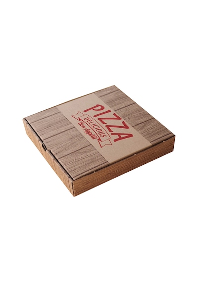 Pizza Kutusu 22 x 22 x 4 CM 100 Adet