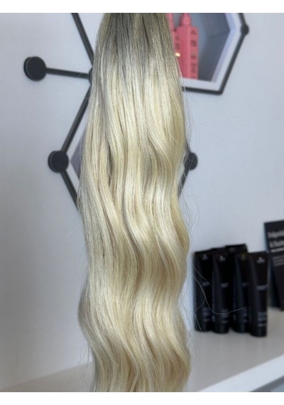 Mikro Kaynak Wavy Insan Saçı 0.8 Gr 8 Ton Ombre 50 Adet 70 Cm Ombreli