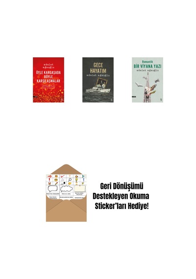 Öyle Kargaşada Böyle Karşılaşmalar + Gece Hayatım + Romantik Bir Viyana Yazı + Okuma Sticker'ları