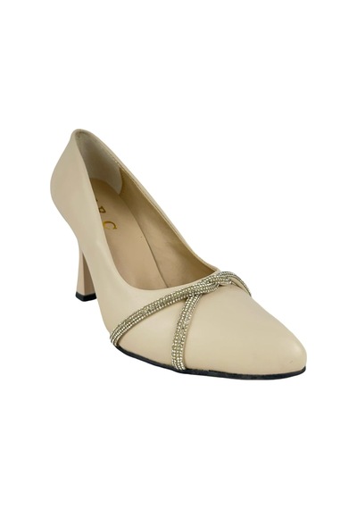 Matzeliger Mzg1180 Bej Kadın Kalem Topuklu Stiletto