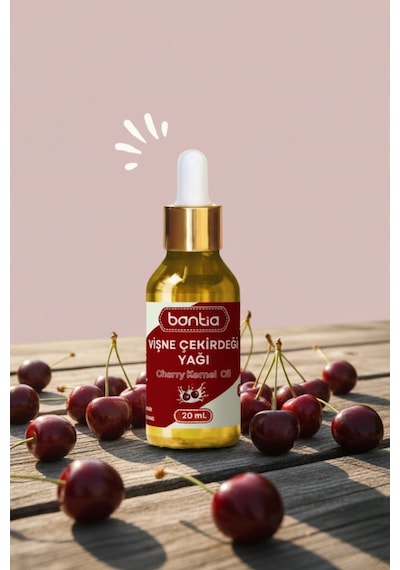 Vişne Çekirdeği Yağı 20 Ml %100 Saf Soğuk Sıkım - Cilt & Saç Bakımı Ve Doğal Desteği 20 ML