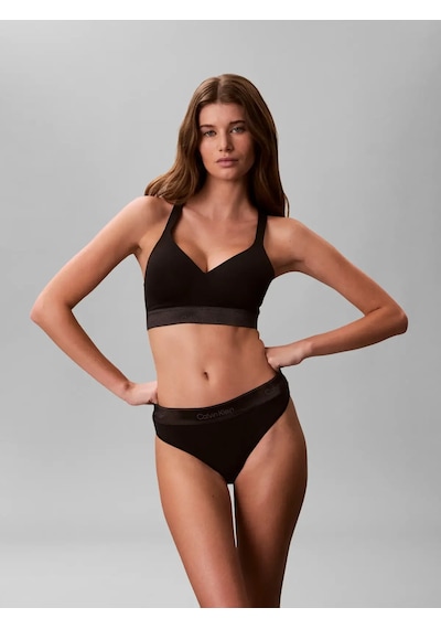 Calvin Klein Thong Siyah Tanga