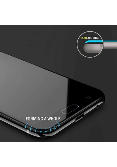 Galaxy J6 Plus Zore Kenarları Kırılmaya Dayanıklı Cam Ekran Koruyucu