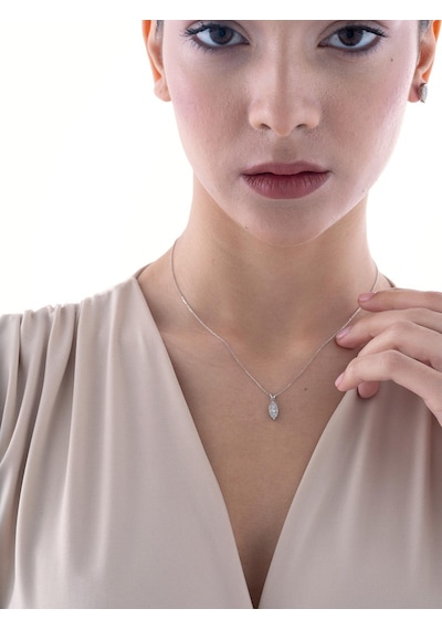 Nochediamond 0,19 Karat Fantezi Pırlanta Kolye-600