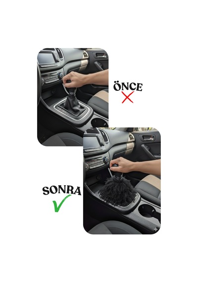 Oto Vites Uzun Tüylü Peluş Vites Körüğü Püskülü Tüm Araçlar İçin