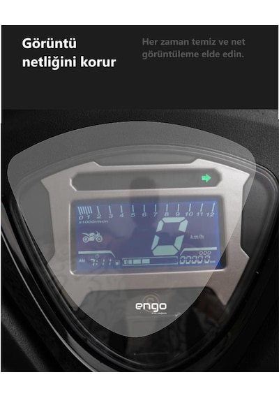 Arora Quantum Mat Ekran Koruyucu 50-125cc Dijital Gösterge ' Sadece Ekran Koruyucu